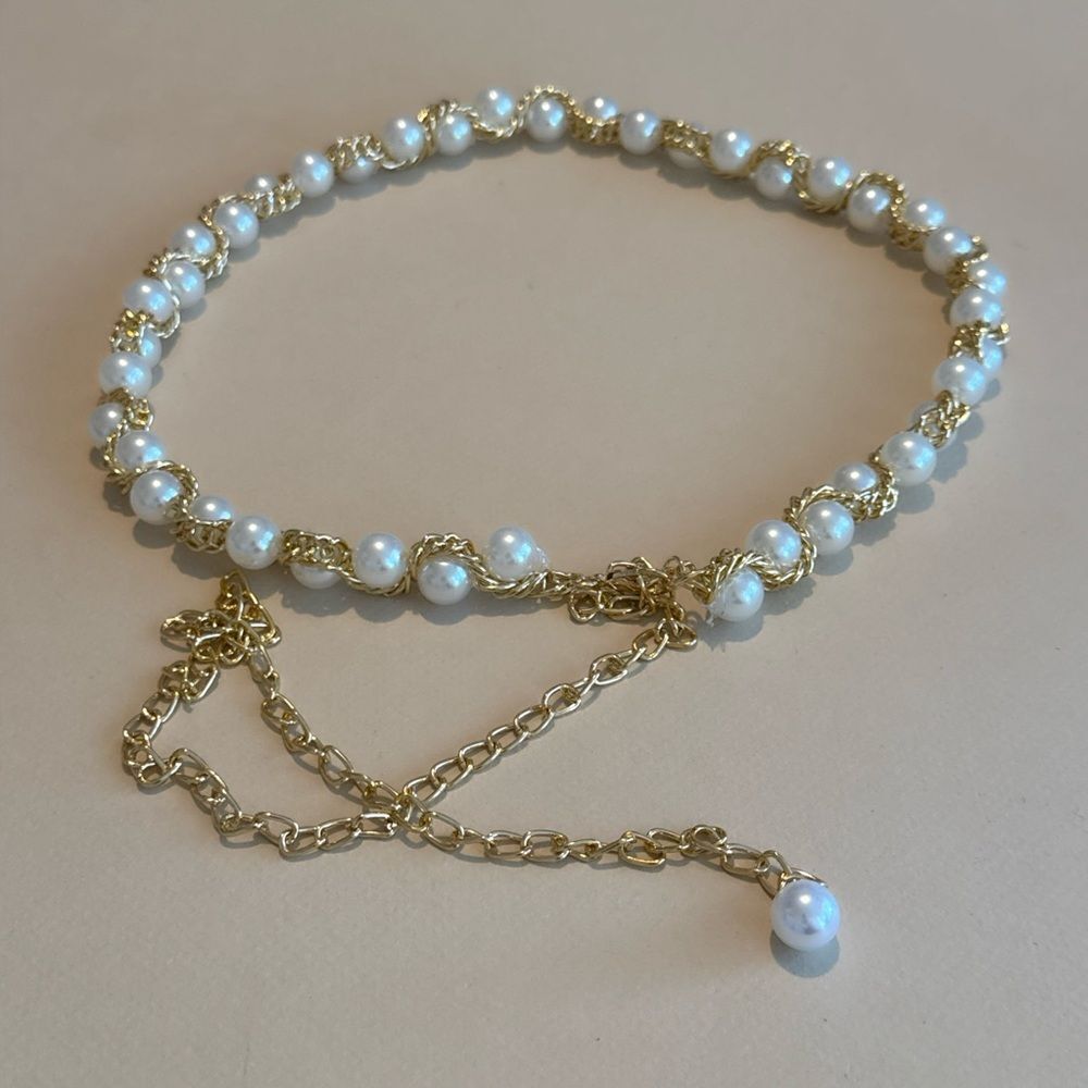 Pearl Chain Belt B8 - Picture 3 of 5